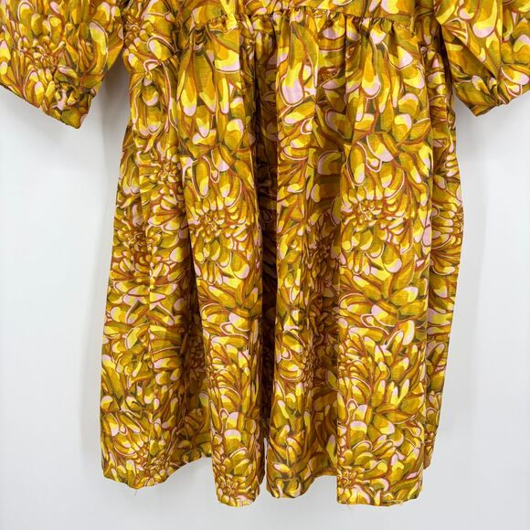 Kika Vargas | Target Mum Floral Puff Sleeve‎ Mini Dress, Large, Babydoll Spring - Picture 9 of 11